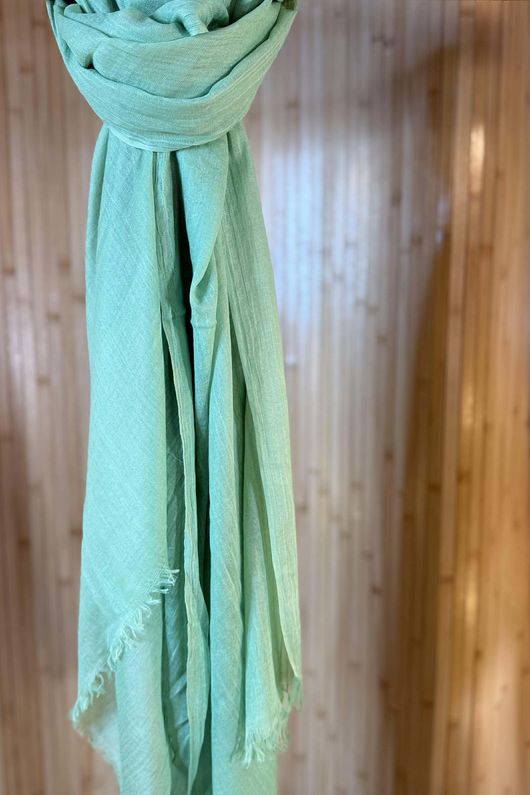 Classic Portobello Scarf Pistachio